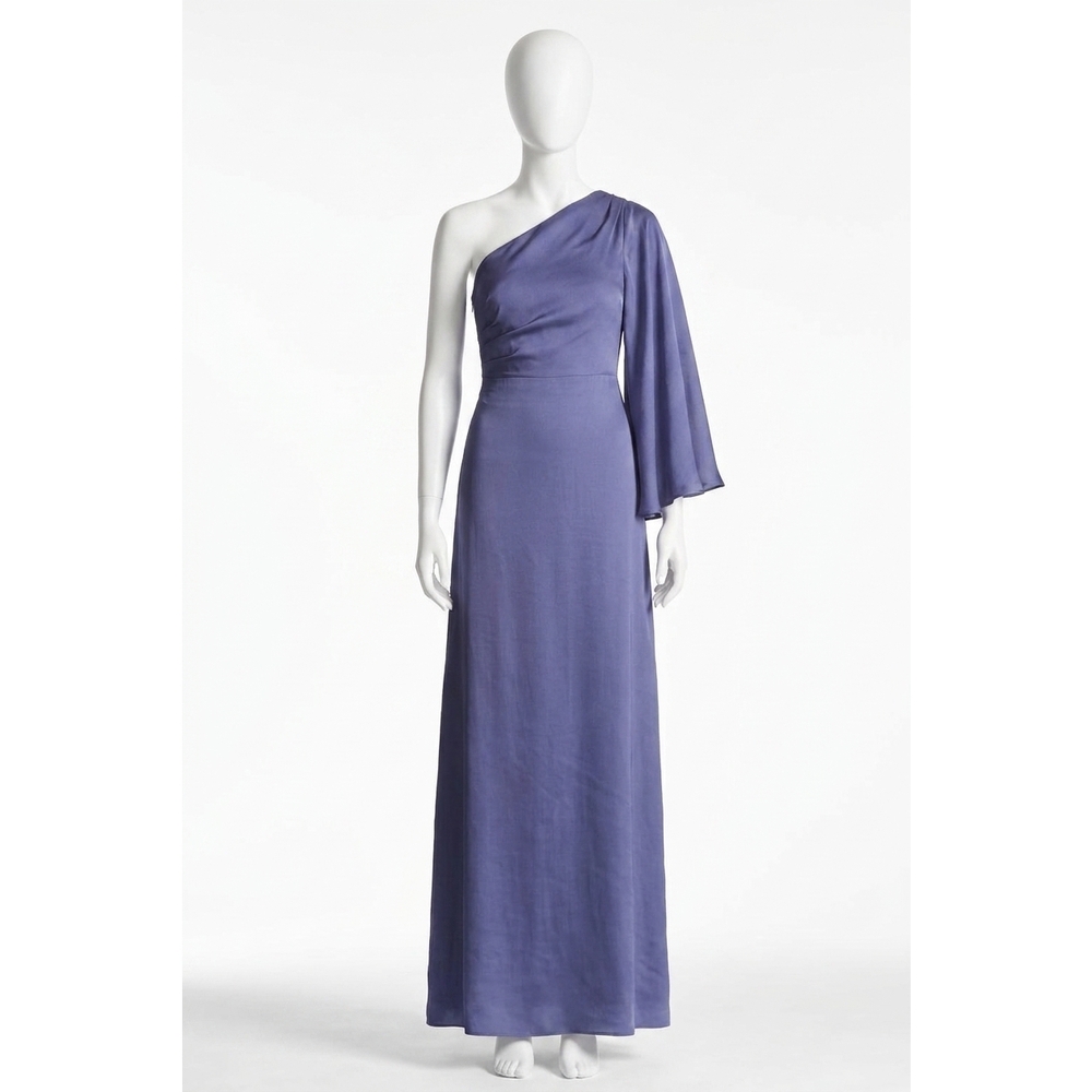 NEW SACHIN & BABI keely one-shoulder gown in cobalt
